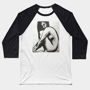 Posture 7 - Female Nude Baseball T-Shirt